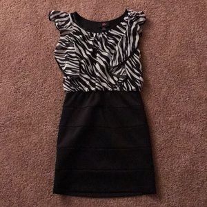Fancy zebra dress